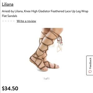 Brand New! Lace Up Gladiator Sandals